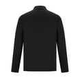 thumbnail image 3 of Lmnyox Men's Golf Shirt with Pocket Classic Casual Long Sleeve Collared Tops Solid Color Fashion T Shirts, 3 of 5
