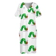 thumbnail image 3 of Vestido holgado con bolsillos, estilo coreano, para verano, 2025., 3 of 6