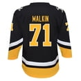 thumbnail image 3 of Youth Evgeni Malkin Black Pittsburgh Penguins 2021/22 Alternate Replica Player Jersey, 3 of 3