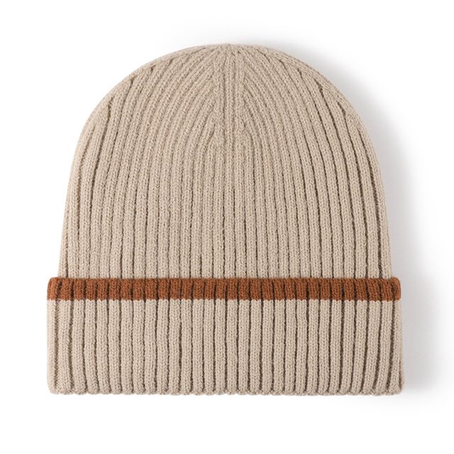 Gorros de lana para hombre, gorros de invierno para mujer, gorros gruesos y cálidos, gorros de calavera para clima frío para mujer