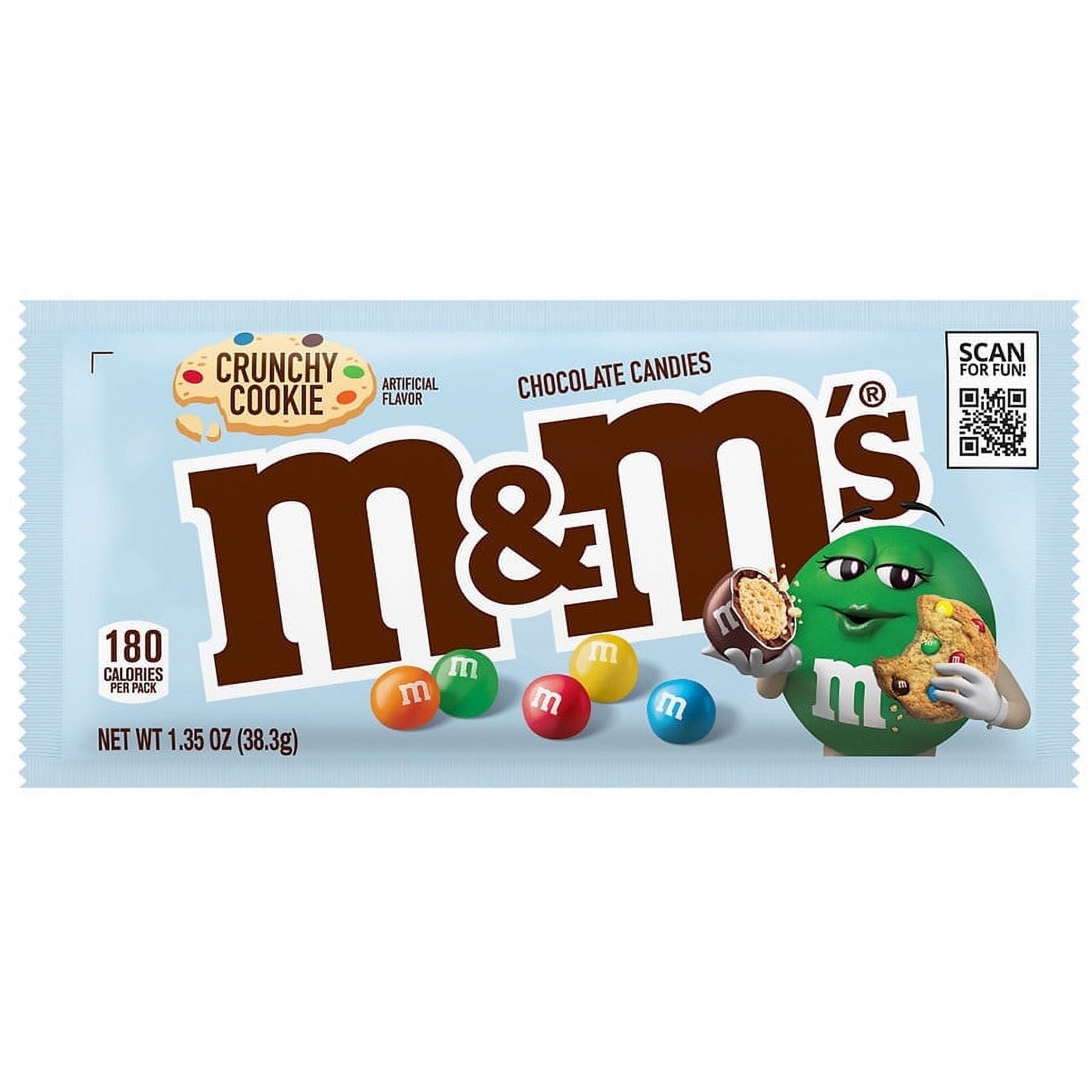 M&M's Crunchy Cookie Milk Chocolate Candy, Share Size - 2.83 oz
