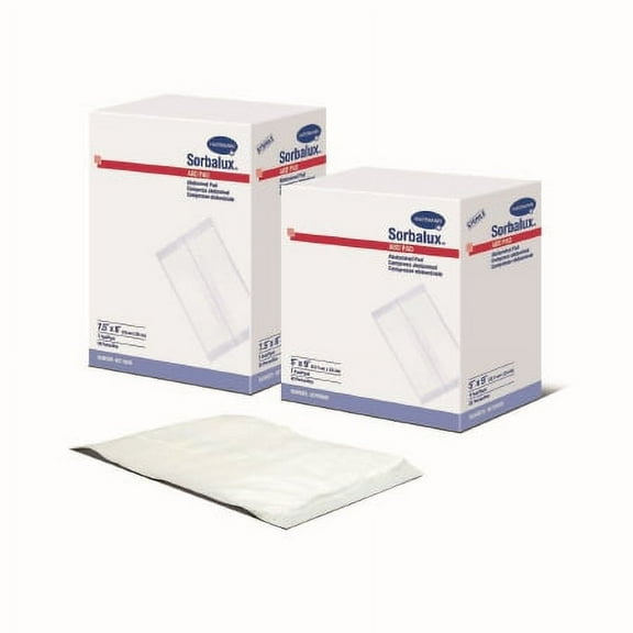 Hartmann Sorbalux Abdominal Pad - 48710000BX - 7.5" x 8", 20 Each / Box