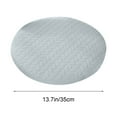 thumbnail image 3 of Thick Round Seat Cushion for Kitchen Dining Chairs 14x14 Inch Detachable Circle Stool Pads with Removable Cover Anti Slip Bistro Foam Cushion with Elastic Ties, 3 of 4