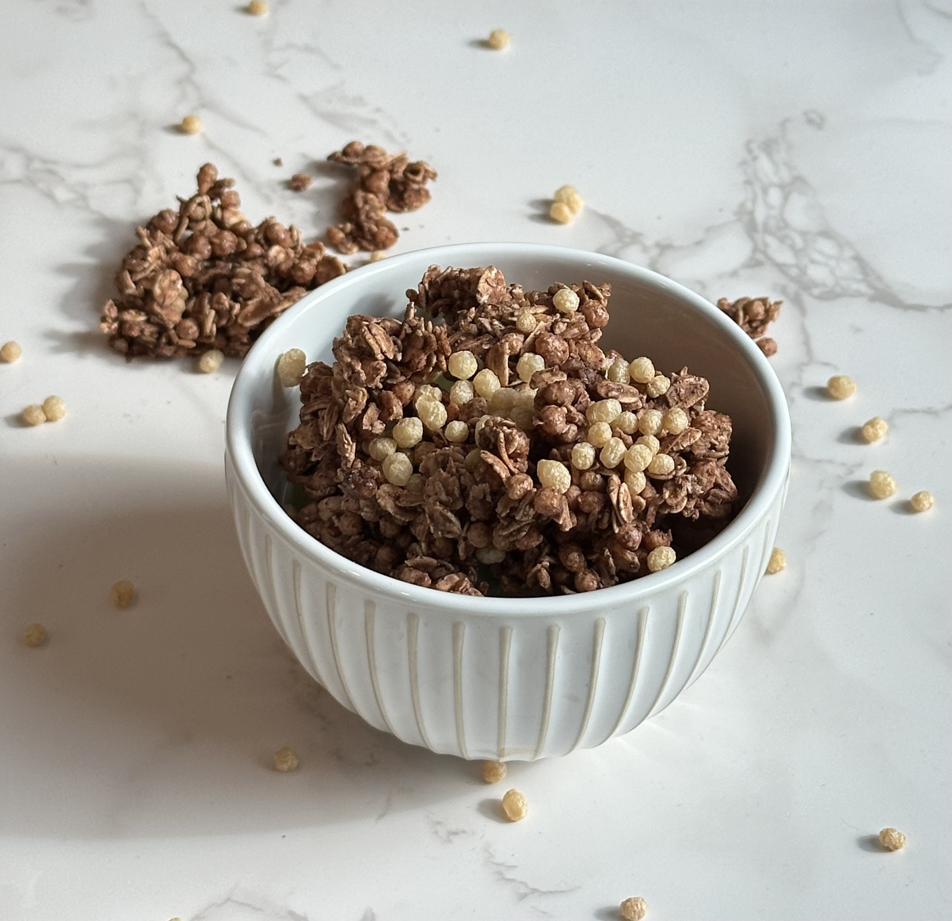 La Purita Quinoa Pops, 6.35 oz, Puffed Quinua, Gluten-Free Cereal, Vegan, Superfood (180g)
