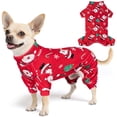 thumbnail image 1 of Pijama para Perro KYEESE de Terciopelo con Diseño de Papá Noel, Talla Pequeña, 1 of 9