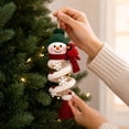 thumbnail image 7 of All‑inclusive DIY Crochet Kit for Spiral Snowman Cardinal Bird Ornament Handcraft Supplies for Crafting Unique Christmas Tree Decor (D), 7 of 7