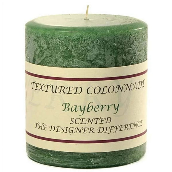 1 Pc Textured 3x3 Bayberry Pillar Candles 3 in. diameterx3.25 in. tall