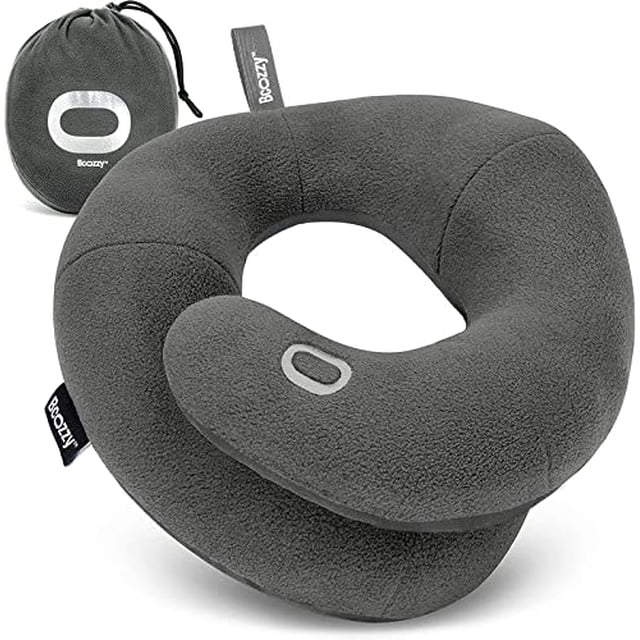 Almohada de cuello de doble soporte para viajar BCOZZY 3 fo
