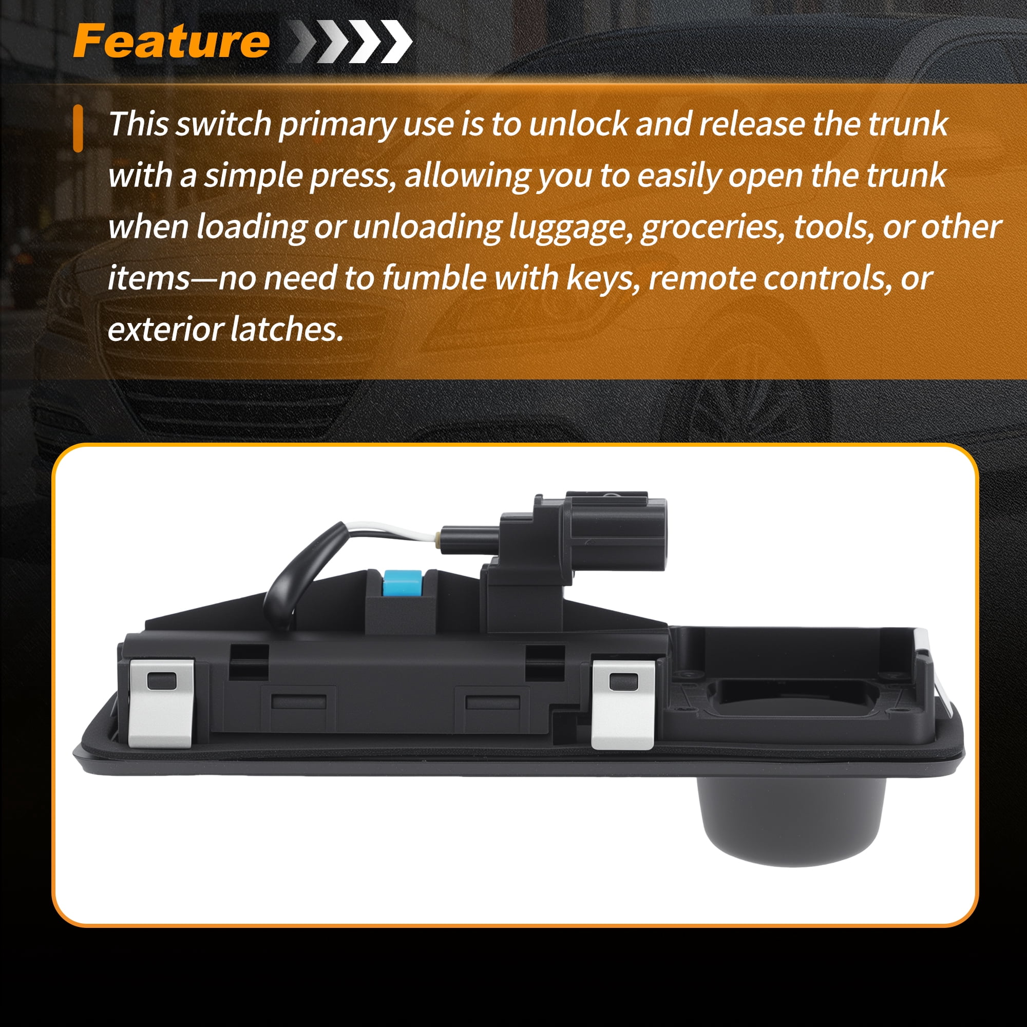 Unique Bargains Trunk Lid Release Handle Switch for Hyundai for Genesis 14-16