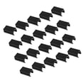 thumbnail image 4 of 30 protectores para patas de silla en forma de U para taburetes de bar, almohadillas antideslizantes y tapas negras para tubos deslizantes., 4 of 6