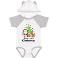 thumbnail image 3 of Inktastic Baby's 1st Christmas with Santa Reindeer and Tree Boys or Girls Baby Bodysuit, 3 of 5