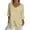 Yellow A, variant on WRKEKC 3/4 Sleeve Tops for Women V Neck Print Casual Loose Fit Pullover T Shirt or Blouse for Versatile Wear