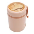 thumbnail image 1 of USB Electric Lunch Box, 304 Stainless Steel 60 degrees Celsius  Constant Temp Leakproof 600ml Portable Food Warmer with Spoon, Ideal for Office, Travel, 1 of 7