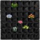 thumbnail image 1 of Jardinera de pared Bolsa de jardinera de pared Bolsas de jardinera de fieltro Macetas colgantes Maceta de flores verdes verticales para interior Balcón al aire libre Jardinería (49 puertos negros) Thisnde ACTIVE Biensenido a ACTIVE, 1 of 5