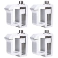 thumbnail image 1 of AA-Rack P-AC(4)-09 Set of 4 Aluminum C-clamps For Non-Drilling Truck Rack & Camper Shell Installation - Silver, 1 of 4