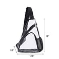 thumbnail image 2 of Bandolera bandolera de PVC transparente aprobada por el estadio, 2 of 7