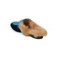 thumbnail image 3 of New Women Velvet Horsebit Fur Lined Loafer Mule - 18018 Cape Robbin Collection, 3 of 6