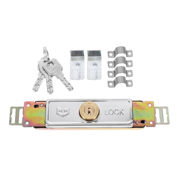 ETEREAUTY Roller Shutter Door Lock In Silver Color For Warehouse Door 1 Set