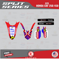 thumbnail image 4 of Kalair GFX Graphics Kit for Honda CRF450R (2017-2020) Split Series, 4 of 5