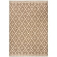thumbnail image 4 of SAFAVIEH Courtyard Cori Bordered Indoor/Outdoor Runner Rug, Brown/Light Beige, 2'3" x 8', 4 of 10