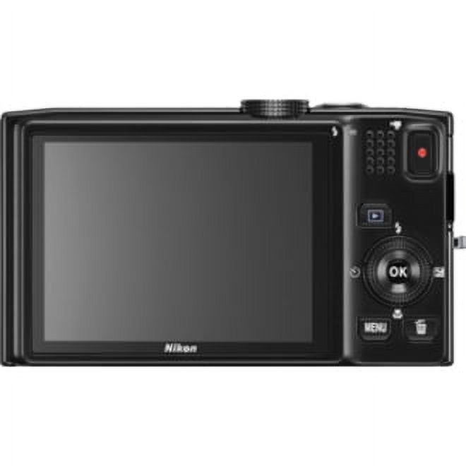 Nikon Coolpix S8200 16.1 Megapixel Compact Camera, Black - Walmart.com