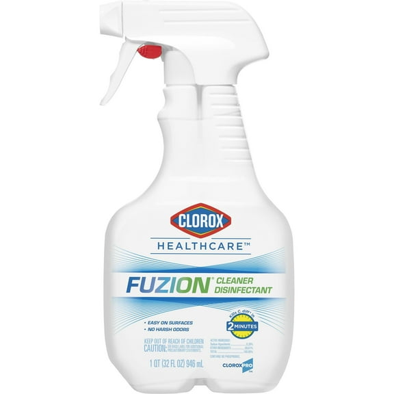 Clorox Healthcare Fuzion Surface Disinfectant Cleaner, 32 oz Trigger Spray Bottle (EA/1)