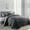 Steel Grey, variant on Home Soft Things 4 Piece Supersoft Microplush Bedspread Set - Oatmeal - Oversized Queen (110" x 120")
