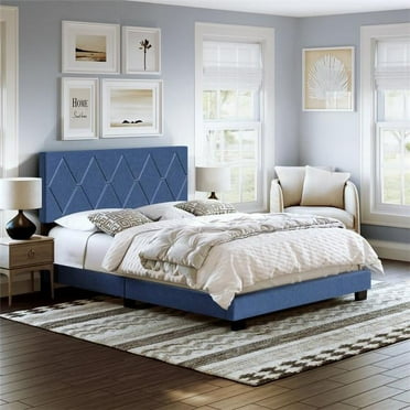 Boyd Sleep DIBU204TW Decker Linen Upholstered Platform Bed