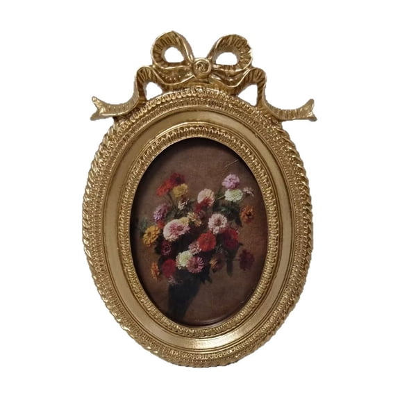 Vintage Picture Frame,Decorative Photo Frame Antique White Ornate Rectangle Photo Frame for Tabletop and Wall Display