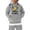 Grey, variant on Jacket And Tie Hoodie Football Sports Sweatshirt Rugby Player Sports Kids Boys Girls Rugby Pullover Hoodie, Size 7-8 Years