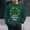 Army Green, variant on QUNYINEY Casual Sweatshirt Men Crew Neck St Patricks Day Long Sleeve Green Tops Drop Shoulder Loose Pullover Sweatshirts