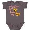 thumbnail image 3 of Inktastic My Godfather Loves Me- Cute Giraffe Boys or Girls Baby Bodysuit, 3 of 5