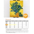 thumbnail image 6 of DECORARTS - Irises Vase Flower, Vincent Van Gogh Reproductions. Giclee Canvas Print Wall Art for Home Wall Decor. 30x24x1.5, 6 of 7