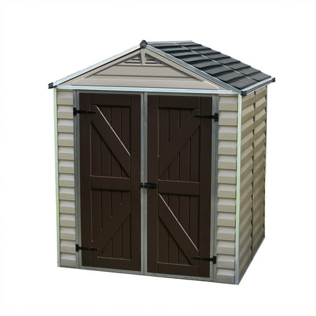 Palram Skylight Shed, 6' x 5', Tan