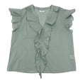 thumbnail image 1 of GEORGE G BLUSA CV MC OLANES LISA SAGE, 1 of 4