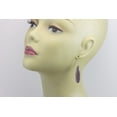 thumbnail image 3 of Purple Simulated Amethyst Earrings Long Faceted Teardrops 2 Inch 14k Yellow Gold Filled Drops Spyglass Designs, 3 of 3