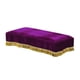 thumbnail image 3 of Funda protectora para silla de piano, elegante y moderna, a prueba de polvo. violeta, 3 of 9