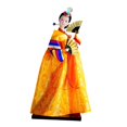 thumbnail image 4 of TISHITA Geisha Kimono Figurine Korean Hanbok Doll Antique Asian Vintage Doll,Traditional Handicraft for Birthday Desktop Party Adults 2, 4 of 8