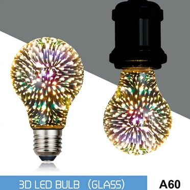 3D Decoration LED Bulb E27 6W 85-265V Vintage Light Bulb Star Fireworks Lamp