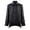 Black-D, variant on IYTR Men's Gothic Coat Solid Color Long Sleeve Jacket Zipper Stand-up Collar Medieval Retro Swallowtail Coat Black M
