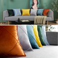 thumbnail image 3 of Velvet Simple Soft Cushion Cover High Quality Set, Decorative Sofa Cushion Cover Cushion Cover, 3 of 4
