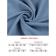 thumbnail image 5 of DARING DIVA Button Up Body Suit Work Collared Bodysuit L Grey Blue, 5 of 6