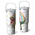 thumbnail image 2 of 1pc Miss 30oz Tumbler with Straw & Handle - Insulated Stainless Steel Cup | Holiday Gift for Man Women (Christmas, Valentine's, Birthday), 2 of 7