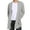 Gray, variant on COOFANDY Men's Long Ruffle Cardigan Shawl Collar Open Front Light Drape Cape Coat with Pockets