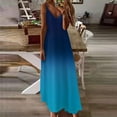 thumbnail image 2 of Ovticza Womens 2024 Casual Sleeveless Sundress Plus Size Loose Tie Dye Long Summer Beach Maxi Dress Sky Blue 3XL, 2 of 5