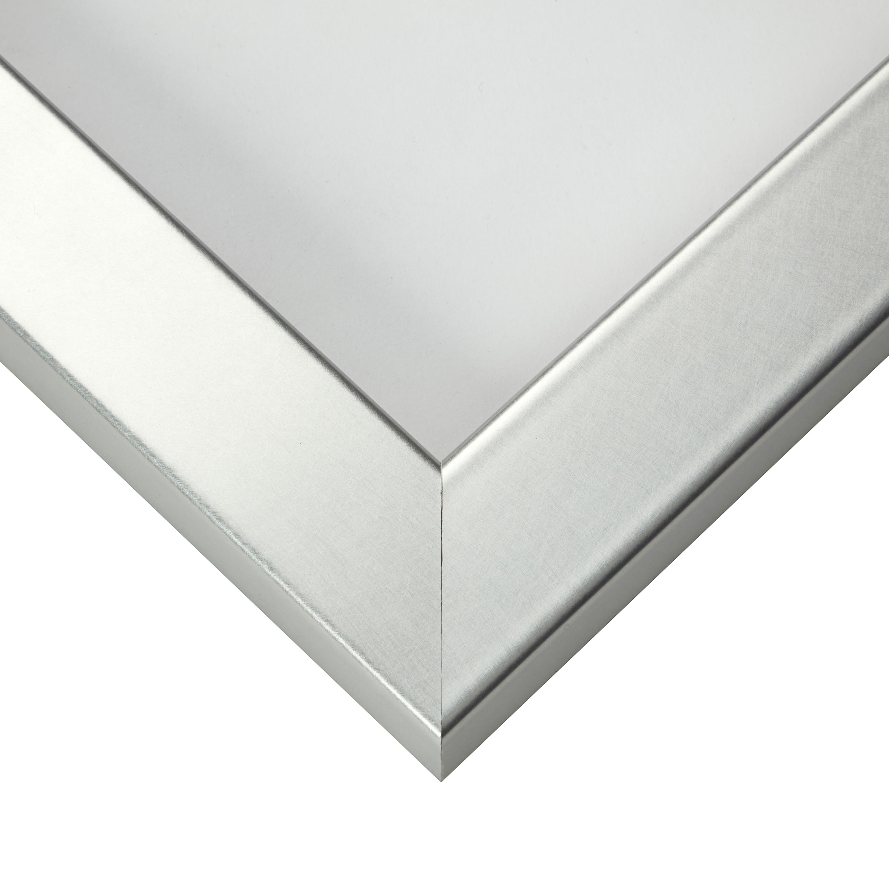 Craig Frames Bauhaus 125, 18x24 inch Picture Frame, Modern Brushed Silver