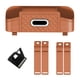 thumbnail image 3 of Organizador para asiento trasero de coche, caja de almacenamiento, reposacabezas colgante, duradero. Amarillo, 3 of 9