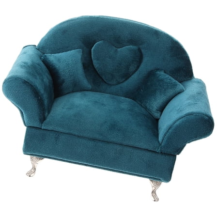 SEWCHICS Cloth Sofa-Shaped Jewelry Organizer Box for Women, 1 Pack Protective Storage Case