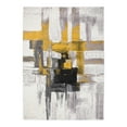 thumbnail image 2 of World Rug Gallery Contemporary Modern Abstract Gold 5' x 7' Area Rug, 2 of 6