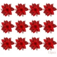 thumbnail image 1 of 24 piezas de flores de Navidad, flores de Navidad artificiales, árbol de Navidad con purpurina, flores artificiales de Navidad, Navidad con purpurina Ormromra HFP-0472-3, 1 of 6